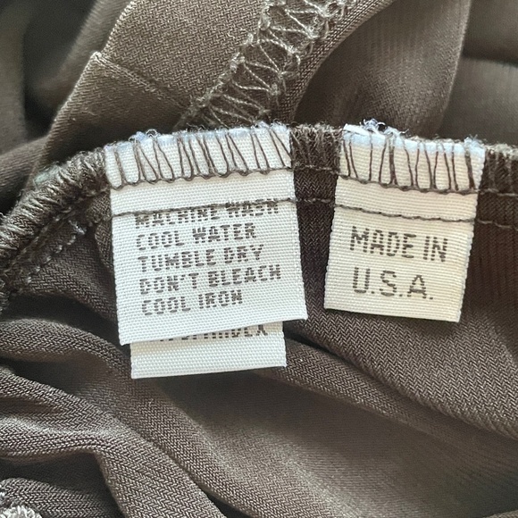 Planet by Lauren G  Mini Dress 1 Tunic Top Stretch Ruched Minimalist Effortless - Picture 9 of 14